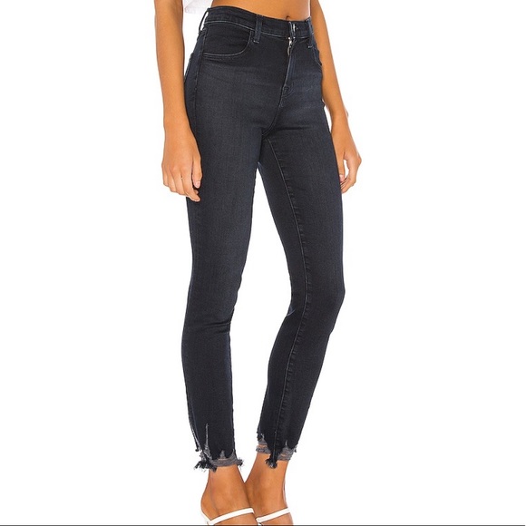J Brand Alana High Rise Crop Skinny in Abstract - Picture 2 of 6
